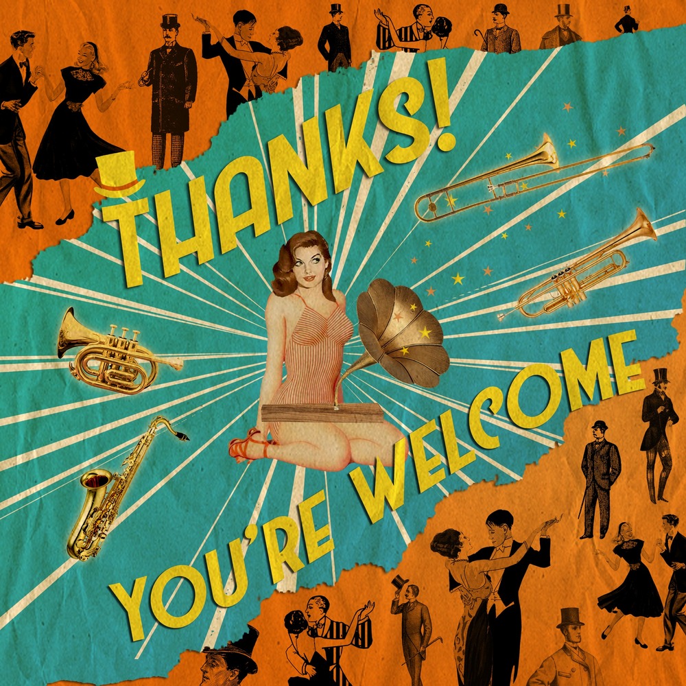 You are currently viewing Sexteto jazz/punk Thanks! corre da mesmice em seu disco de estreia “You’re Welcome”